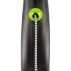 Поводок для собак Flexi Black Design М трос 5 м (зеленый) (4000498033425) изображение 2