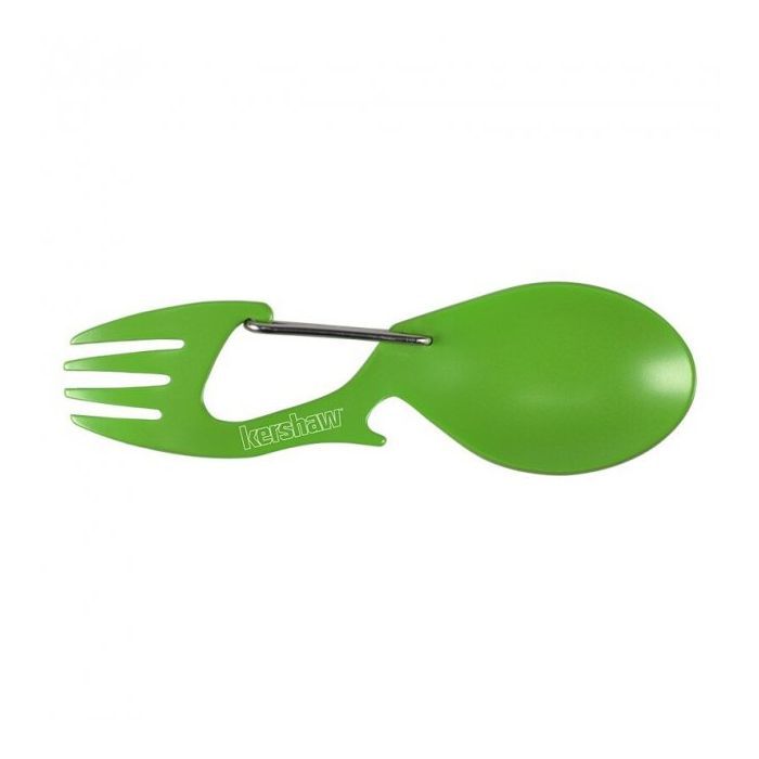 Ложка-вилка туристическая Kershaw Ration Green (1140GRN)