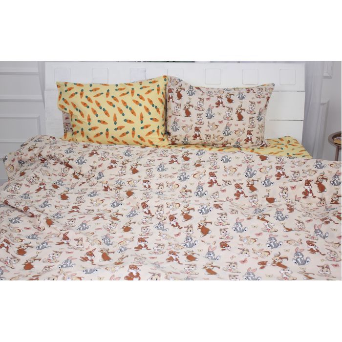 Постільна білизна MirSon Бязь 17-0530 Bambi Євро (2200003676303) зображення 2