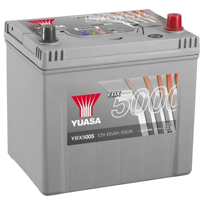 Аккумулятор автомобильный Yuasa 12V 65Ah Silver High Performance Battery (YBX5005)