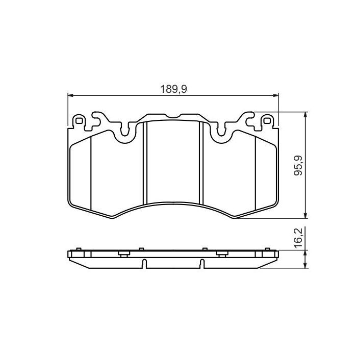 Гальмівні колодки Bosch 0 986 494 440 зображення 7
