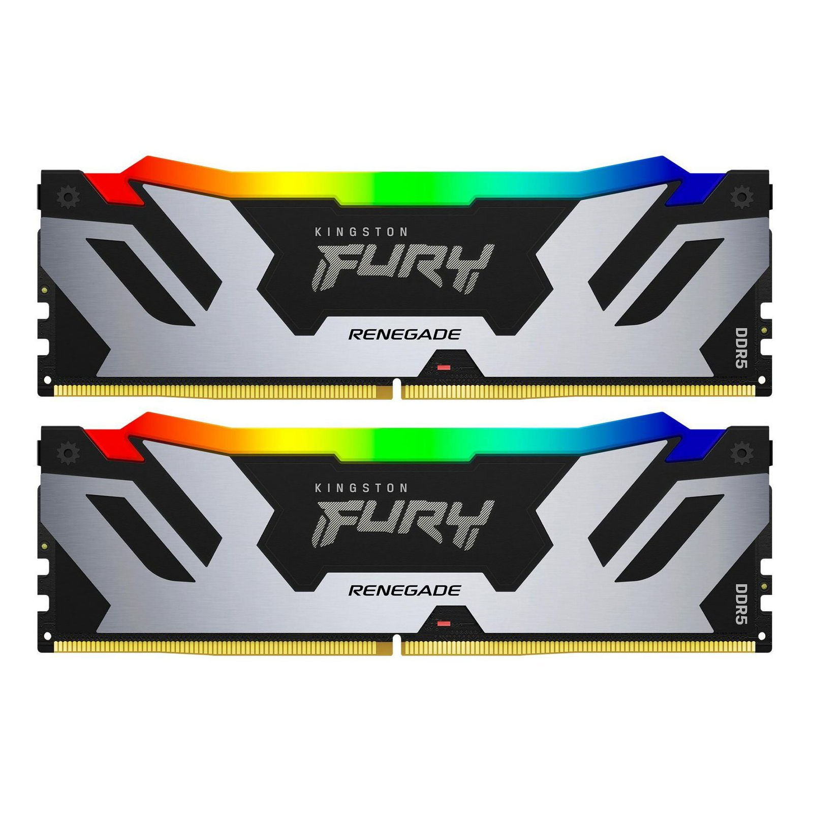 Модуль памяти для компьютера DDR5 32GB (2x16GB) 6000 MHz FURY Renegade RGB Kingston Fury (ex.HyperX) (KF560C32RSAK2-32)