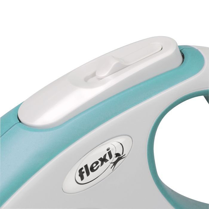 Поводок для собак Flexi New Comfort М лента 5 м (голубой) (4000498043615) изображение 3