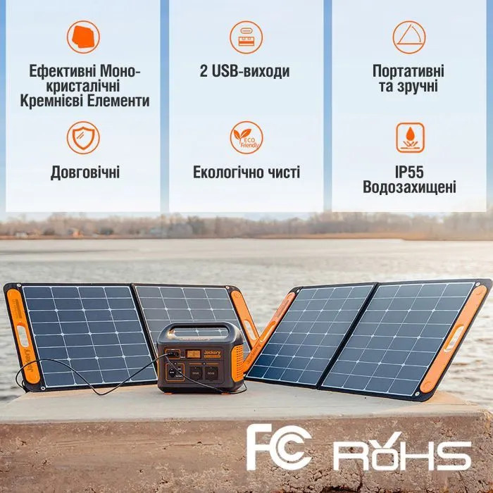 Портативна сонячна панель Jackery SOLARSAGA 100W (21-0002-000059) зображення 7