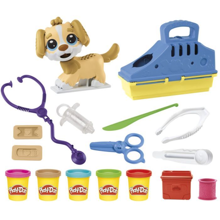 Набір для творчості Hasbro Play-Doh Прийом у ветеринара з пластиліном (F3639) зображення 3