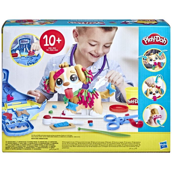 Набір для творчості Hasbro Play-Doh Прийом у ветеринара з пластиліном (F3639) зображення 4