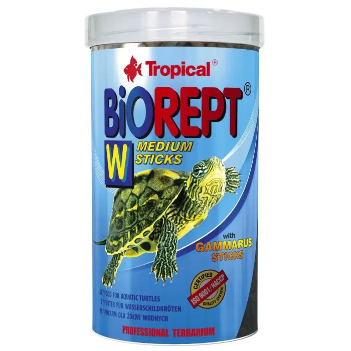 Корм для черепах Tropical Biorept W для земноводних і водних черепах 5000 мл/1500 г (5900469113684)
