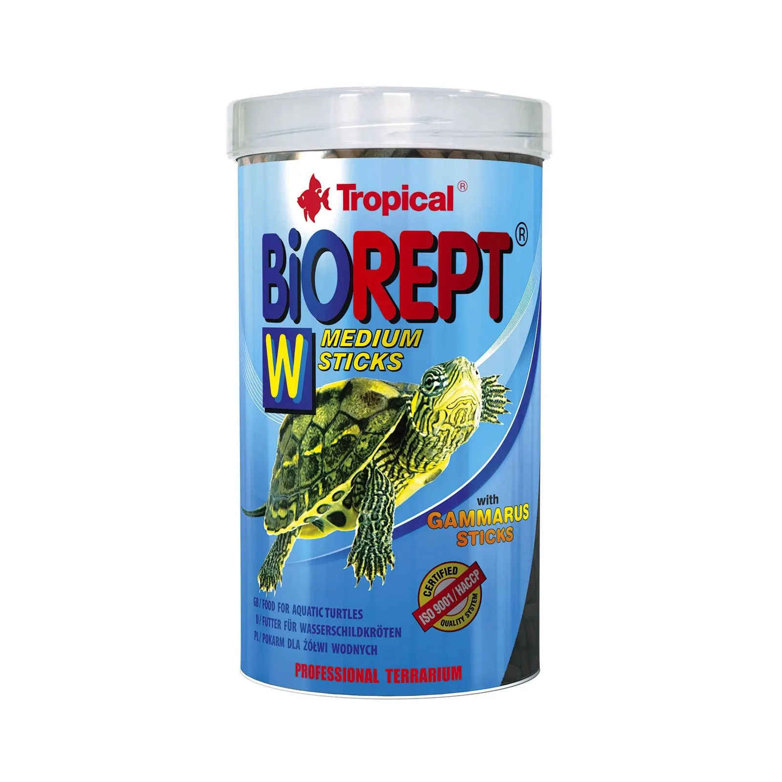 Корм для черепах Tropical Biorept W для земноводных и водных черепах 5000 мл/1500 г (5900469113684)