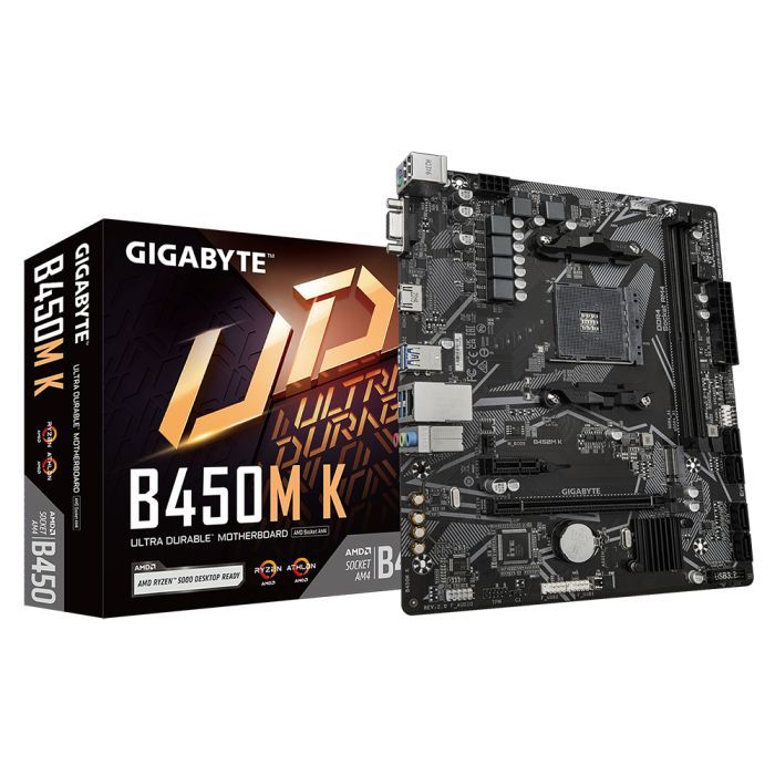 Материнська плата GIGABYTE B450M K зображення 5