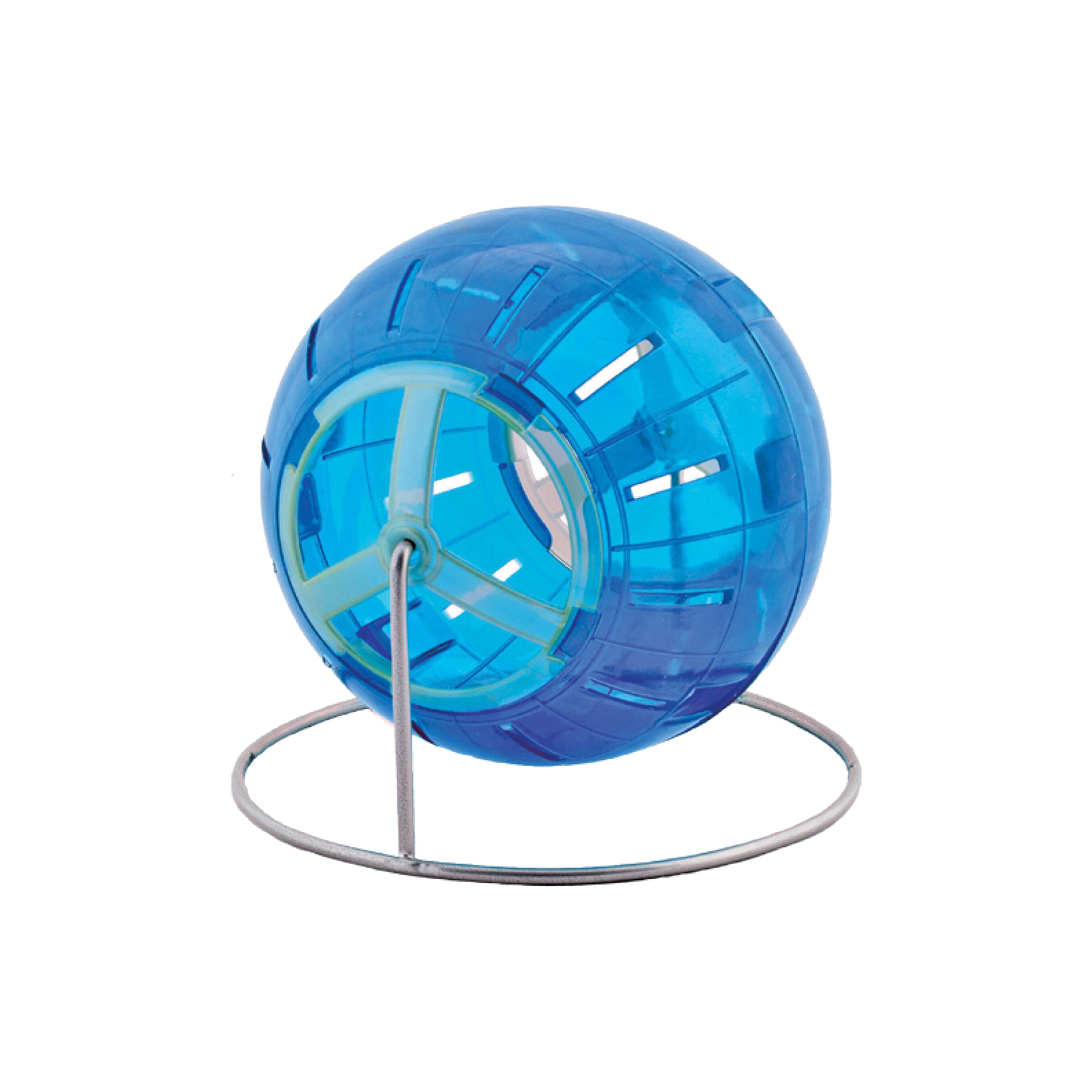 Игрушка для грызунов Природа Шар беговой на подставке d 13 см синий (4823082402786)