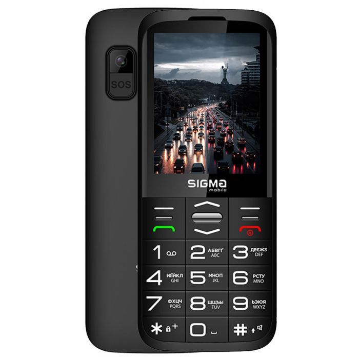 Мобильный телефон Sigma Comfort 50 Grace Type-C Black (4827798121818)