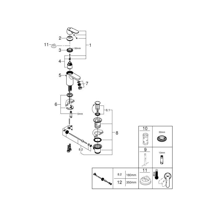 Смеситель Grohe QuickFix 32883000 (CV030573) изображение 4