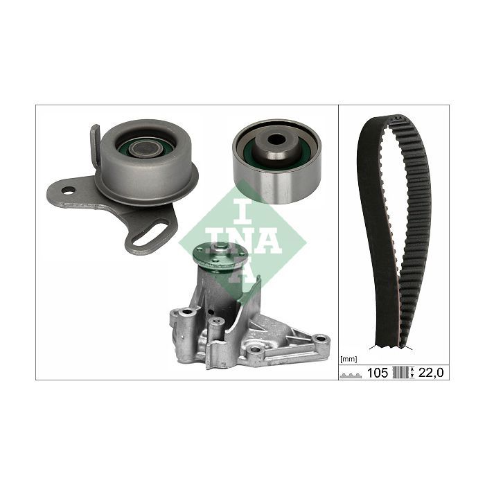 Комплект ремня ГРМ с помпой INA 530 0427 31