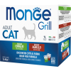 Влажный корм для кошек Monge Cat grill mix с кроликом и ягненком 1.02 кг (8009470017534)