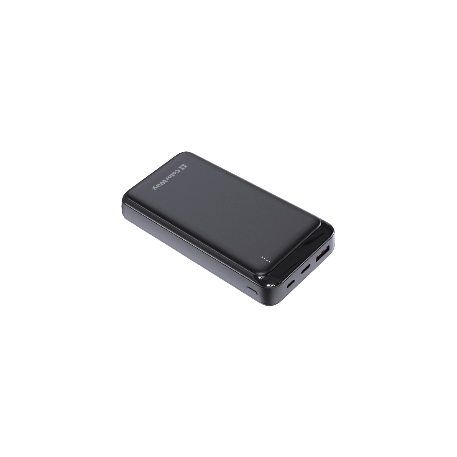 Батарея універсальна ColorWay 20 000 mAh Slim PD/20W, QC/3.0 USB-C/Micro-USB/USB-A Black (CW-PB200LPG3BK-PD) зображення 3