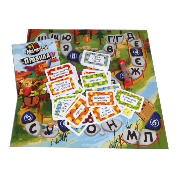 Настільна гра Danko Toys IQ Марафон, українська (G-IQM-01-01U) зображення 2