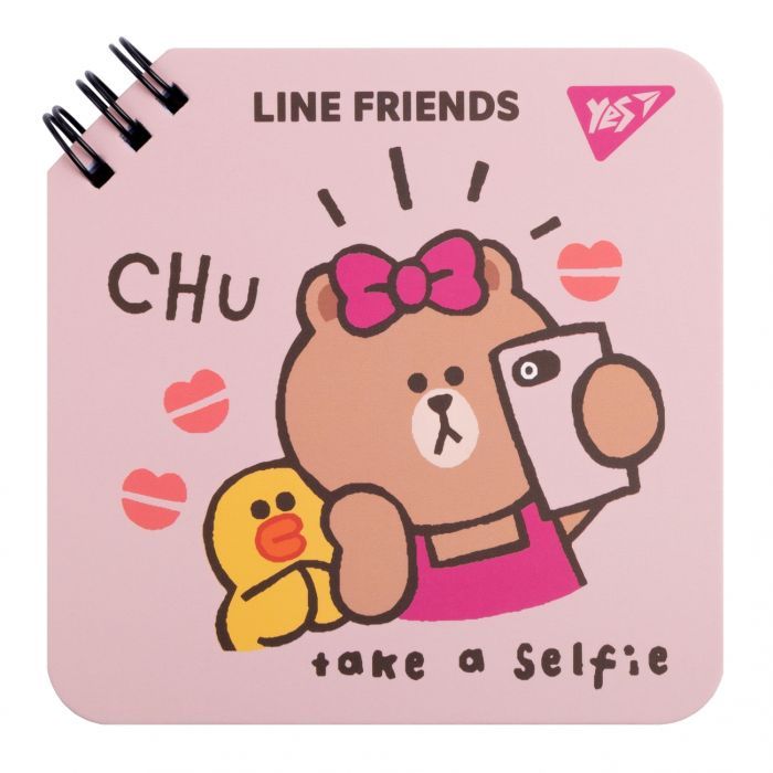 Блокнот Yes Line Friends Chu 110 х 110 80 листов (151750)