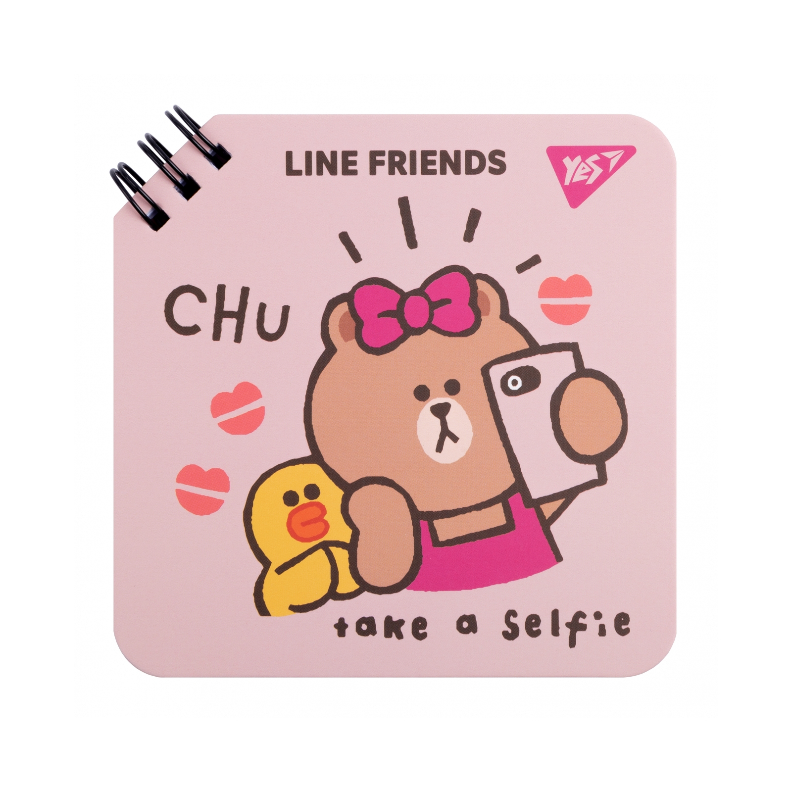 Блокнот Yes Line Friends Chu 110 х 110 80 аркушів (151750)