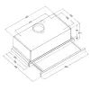 Вытяжка кухонная Borgio TLF (TR) 60 Inox изображение 6