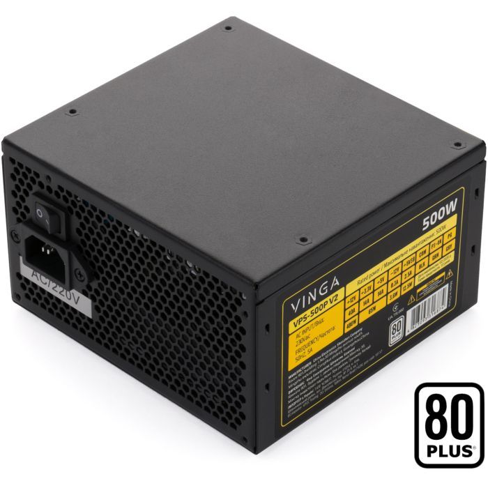 Блок живлення Vinga 500W (VPS-500PV2) зображення 3