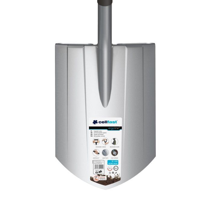 Лопата Cellfast Лопата штыковая Cellfast ERGO, 123 см, 2.1кг (40-002) изображение 7