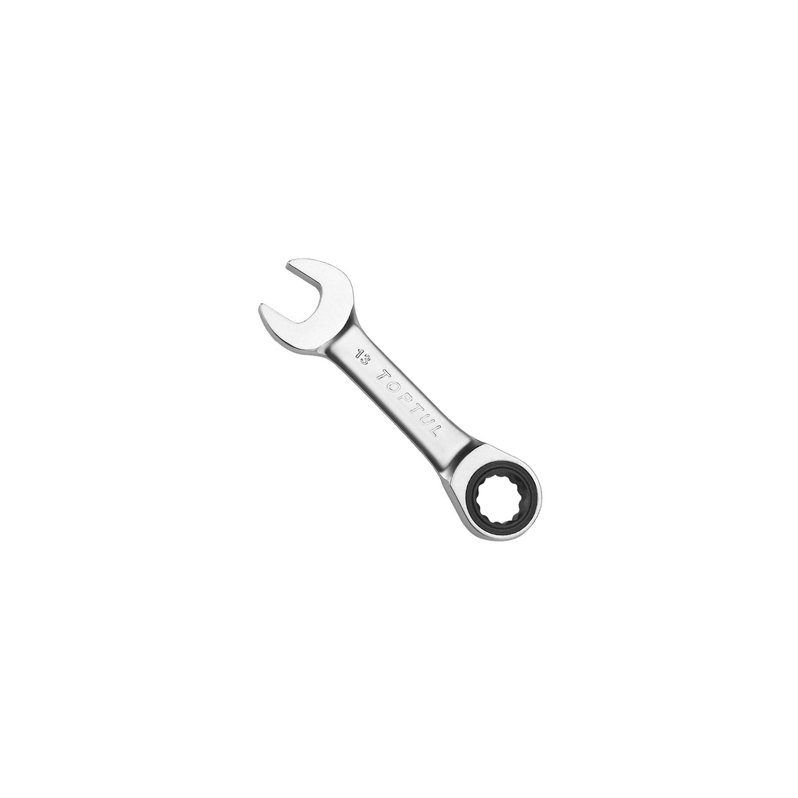 Ключ Toptul рожково-накидной с трещоткой укороченный 8мм (AOAB0808)