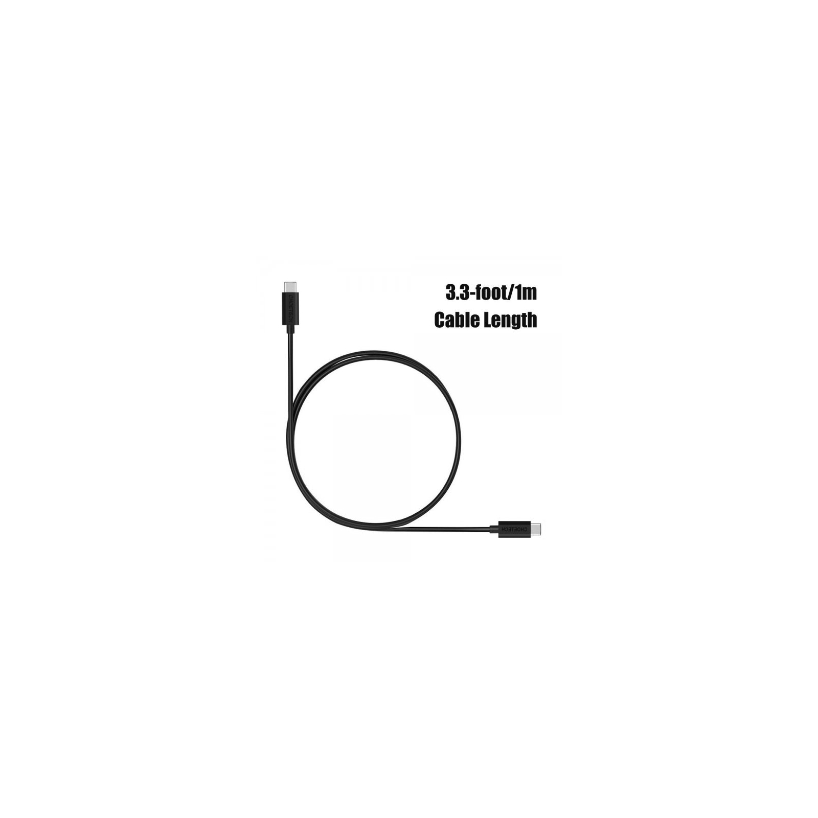 Дата кабель USB-C to USB-C 1.0m Choetech (CC0002) изображение 5