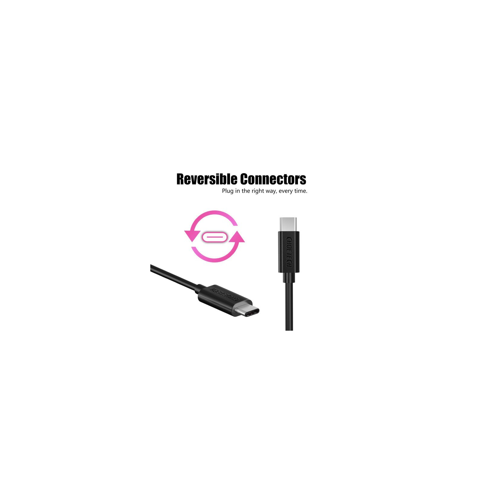 Дата кабель USB-C to USB-C 2.0m Choetech (CC0003) зображення 6