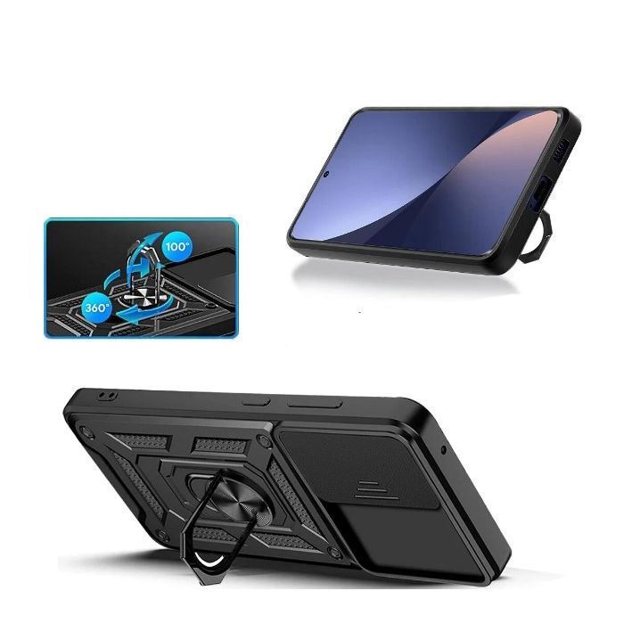 Чохол до мобільного телефона BeCover Military Xiaomi 12T / 12T Pro Black (708832) зображення 3