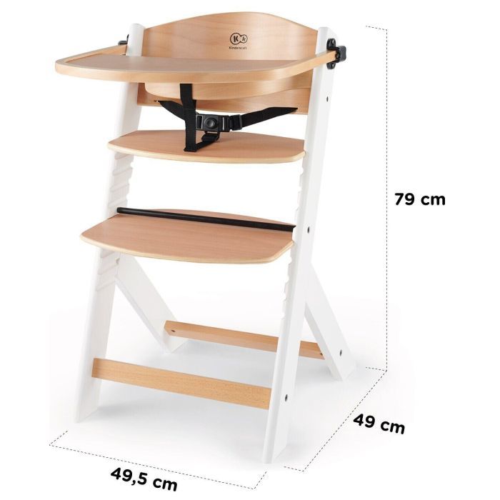 Стульчик для кормления Kinderkraft Enock Wood (5902533915071) изображение 6