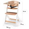Стульчик для кормления Kinderkraft Enock Gray Wood (5902533915095) изображение 6