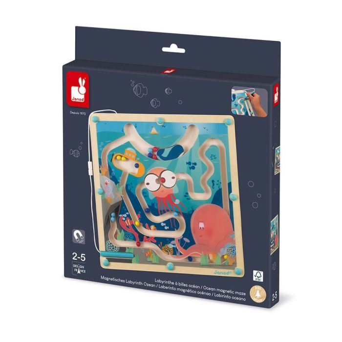 Игровой набор Janod магнитный лабиринт Океан (J05312) изображение 3