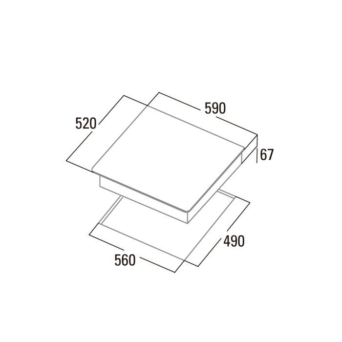 Варочна поверхня Cata TN 604 зображення 2
