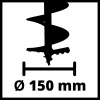 Земляний бур Einhell GP-EA 18/150 Li BL (без АКБ та ЗП) (3437000) зображення 10