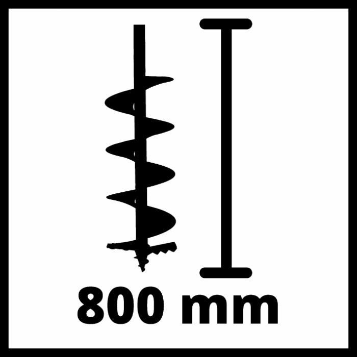 Земляной бур Einhell GP-EA 18/150 Li BL (без АКБ и ЗУ) (3437000) изображение 11