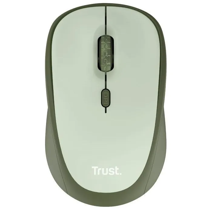 Мишка Trust YVI+ Silent Eco Wireless Green (24552)