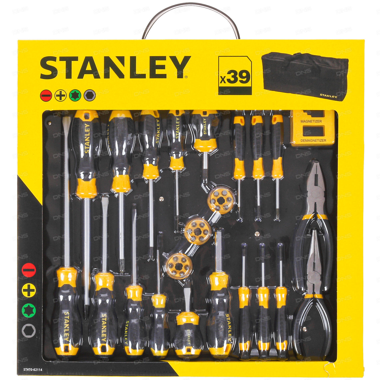 Набір інструментів Stanley 39 шт. + сумка для зберігання (STHT0-62114) зображення 2
