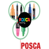 Художественный маркер UNI Posca Black 0.9-1.3 мм (PC-3M.Black) изображение 2