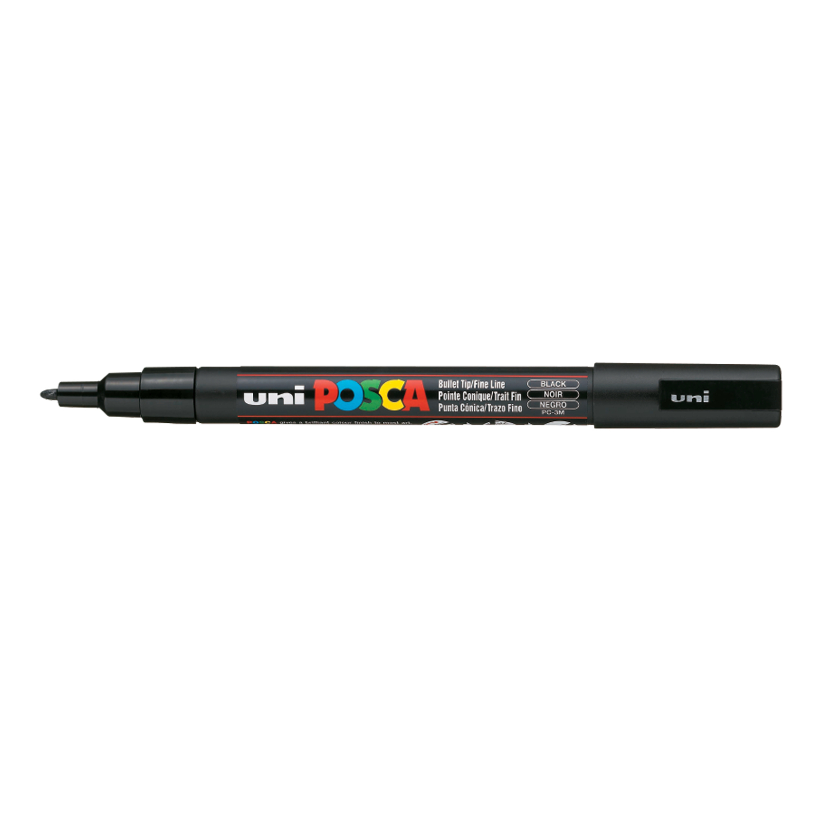 Художній маркер UNI Posca White 0.9-1.3 мм (PC-3M.White)