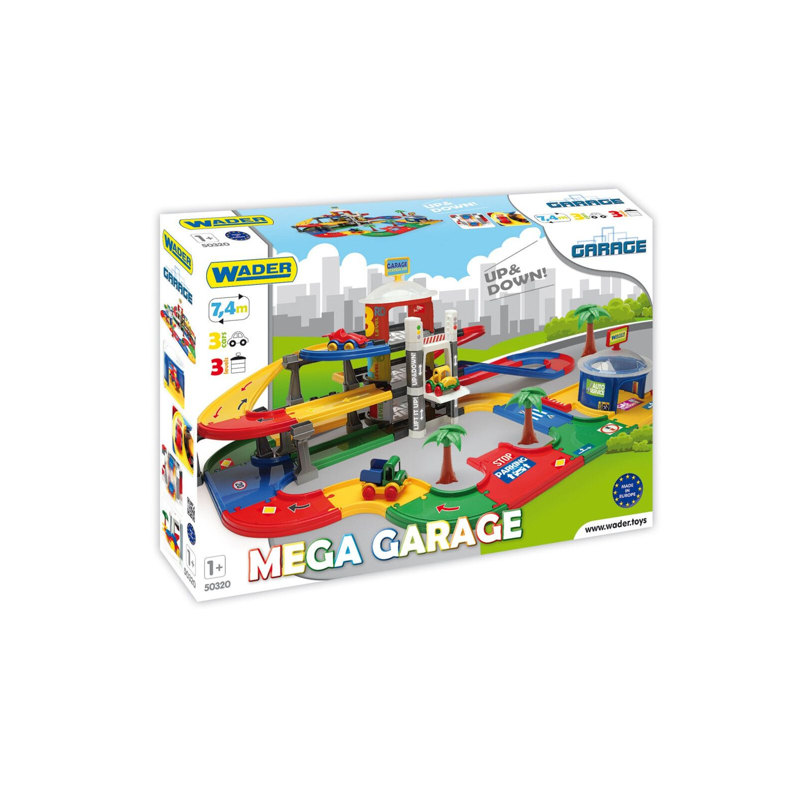 Игровой набор Wader Мега гараж (50320)
