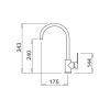 Смеситель Interline Tango new Gray изображение 8