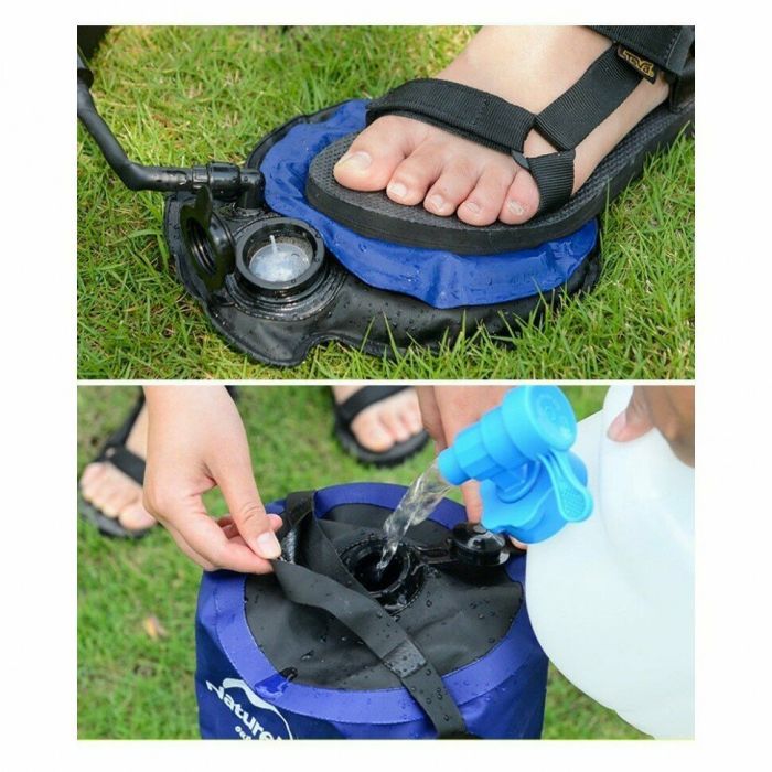 Душ портативний Naturehike NH17L101-D Blue (6927595721872) зображення 6