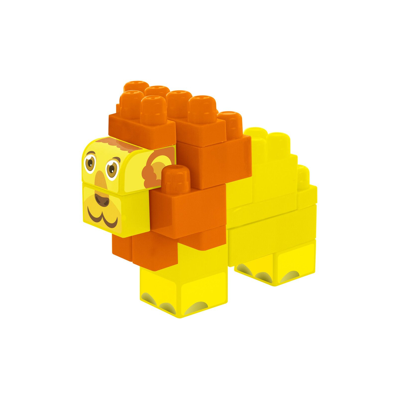 Конструктор Wader Baby Blocks Сафарі - лев (41503) зображення 2