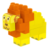 Конструктор Wader Baby Blocks Сафари - лев (41503) изображение 2