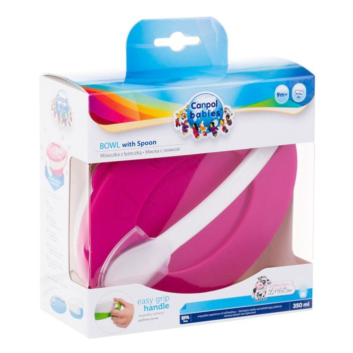 Тарілка дитяча Canpol babies 350 мл Рожева (31/406_pin) зображення 4