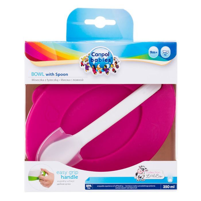 Тарілка дитяча Canpol babies 350 мл Рожева (31/406_pin) зображення 5