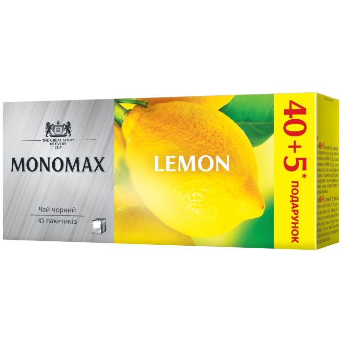 Чай Мономах Lemon 45х1.5 г (mn.76692)
