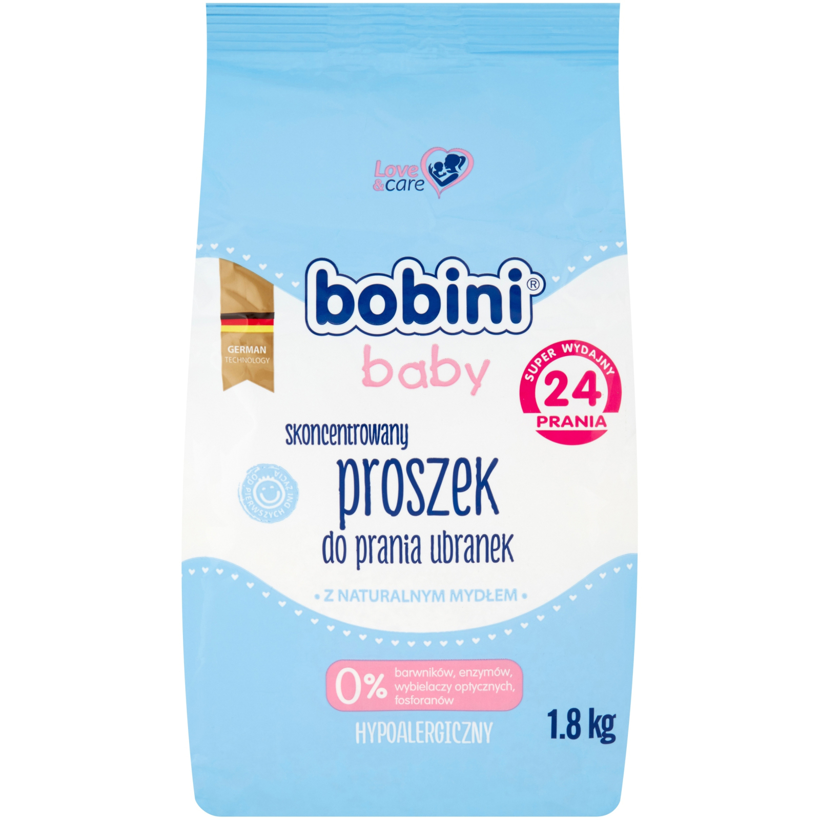 Стиральный порошок Bobini Baby Universal для детских вещей 1.8 кг (4013356244918)