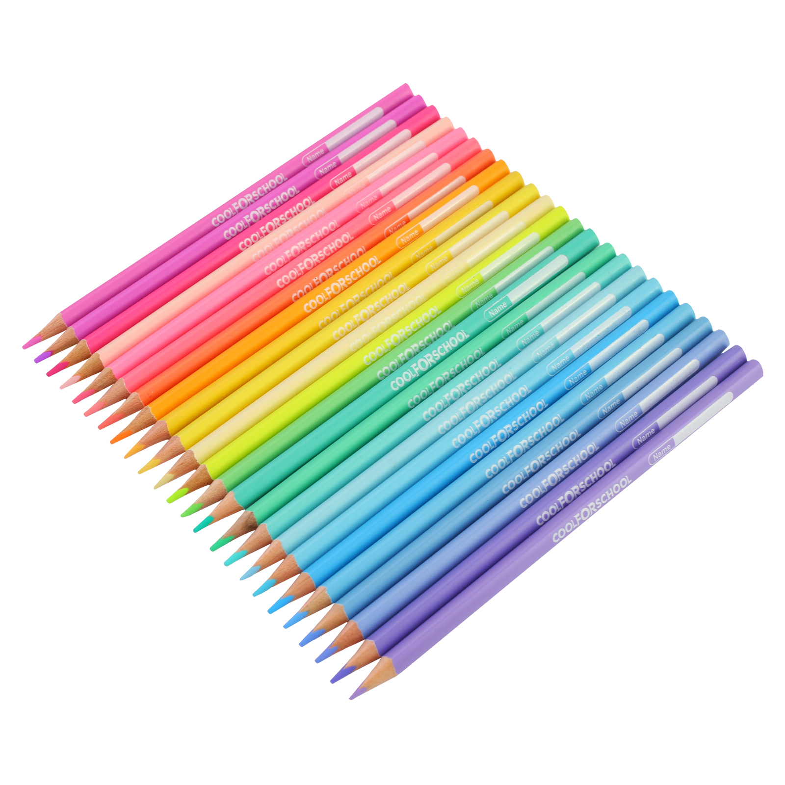 Олівці кольорові Cool For School Pastel Преміум 18 кольорів (CF15185) зображення 2