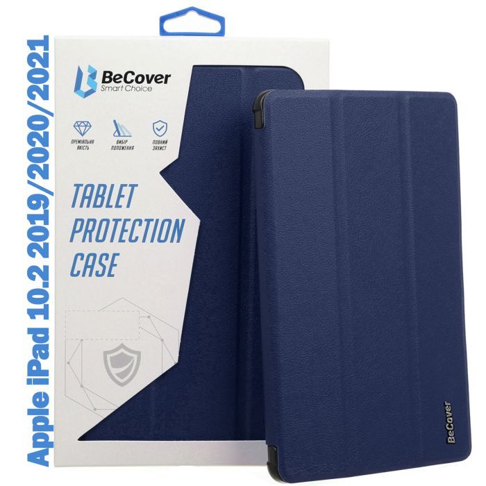 Чохол до планшета BeCover Tri Fold Soft TPU mount Apple Pencil Apple iPad 10.2 2019/2020/2021 Light Green (708458)